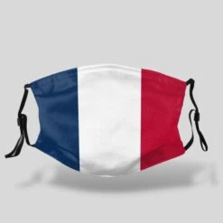 Masque Tissu Bleu-Blanc-Rouge