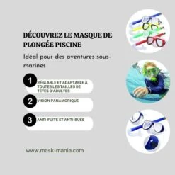 Masque De Plongée De Surface -Mask Mania 43050694017291