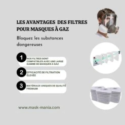 Filtre Masque à Gaz -Mask Mania filtre masque a gaz mask mania 42996833911051