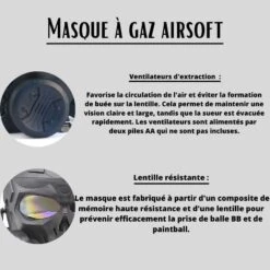 Mask Mania -Mask Mania masque a gaz airsoft mask mania 42994676007179