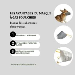 Masque à Gaz Chien -Mask Mania masque a gaz chien mask mania 42996996342027