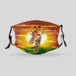 Masque Africain Girafe