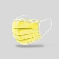 Masque Chirurgical Jaune