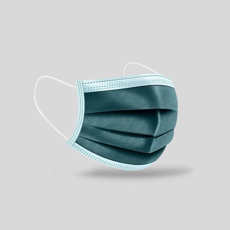 Masque Chirurgical Vert Foncé 1 Masque Chirurgical Vert Foncé