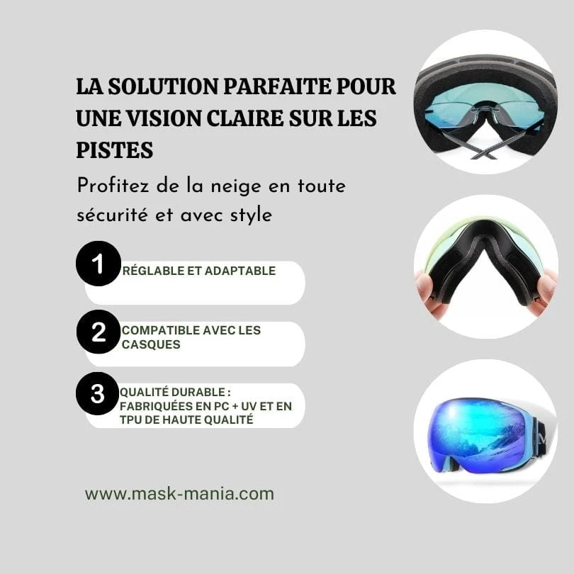 Masque De Ski Bleu 2 Masque De Ski Bleu – Image 2