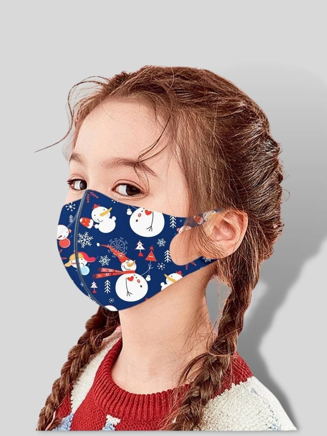 Masque Enfant Tissu Noel 2 Masque Enfant Tissu Noel – Image 2