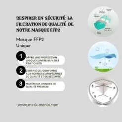 Masque FFP2 Enfant -Mask Mania masque ffp2 enfant mask mania 42978361934091