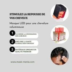 Masque Led Cheveux -Mask Mania masque led cheveux mask mania 42926947205387