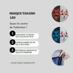 Masque Tanjiro -Mask Mania masque tanjiro mask mania 42923243110667